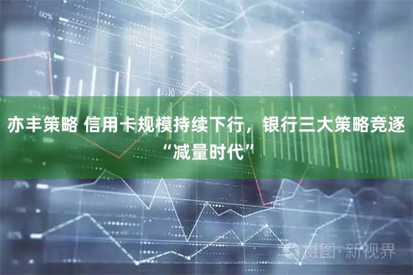 亦丰策略 信用卡规模持续下行，银行三大策略竞逐“减量时代”