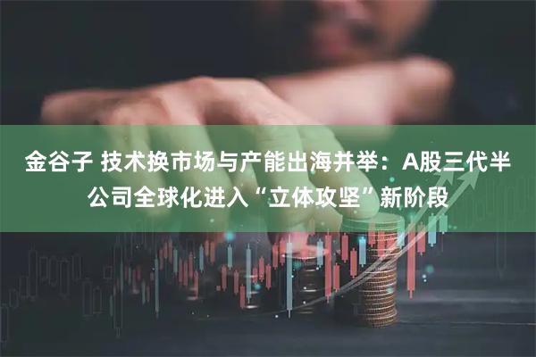金谷子 技术换市场与产能出海并举：A股三代半公司全球化进入“立体攻坚”新阶段